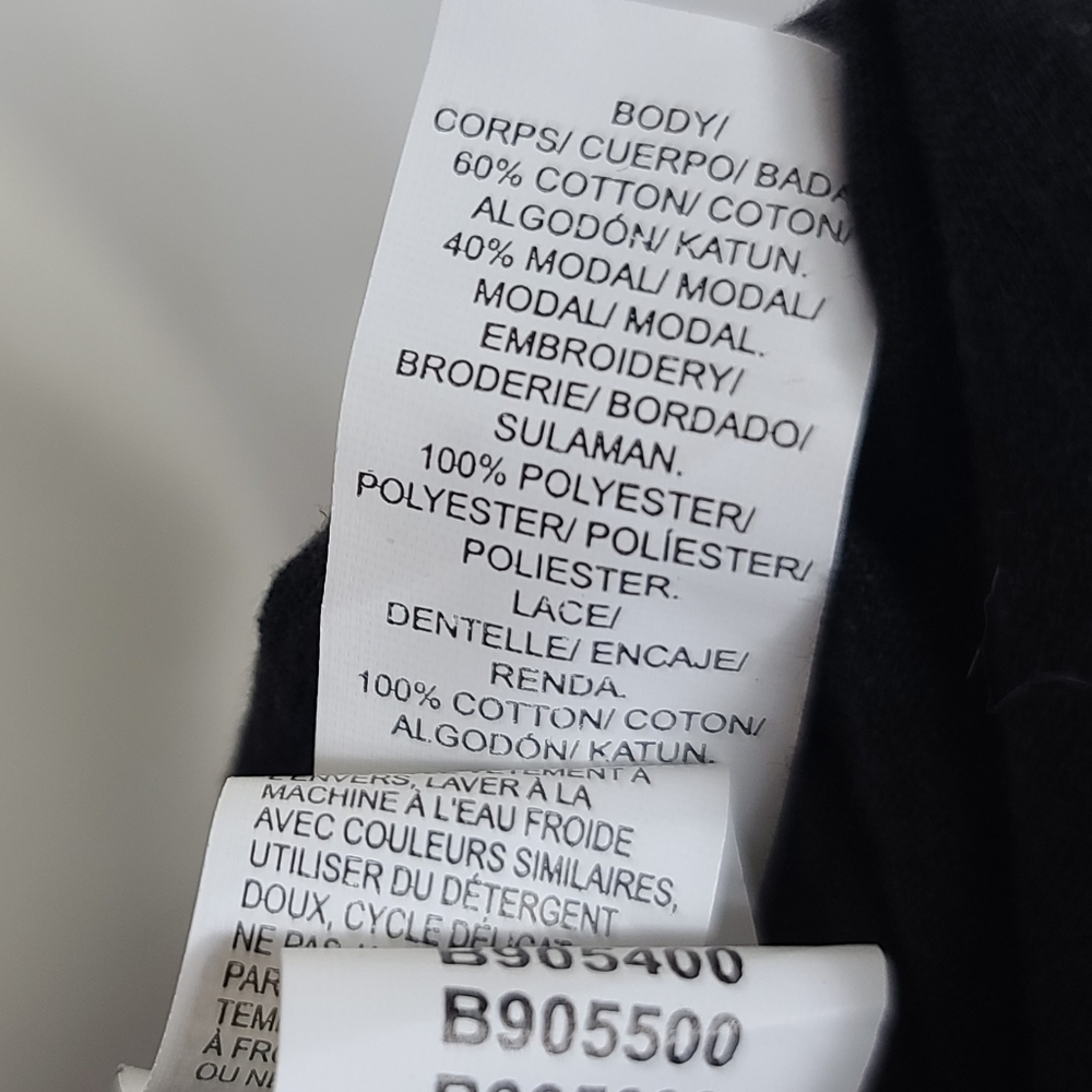 Lucky Brand Black Embroidered Shirt L - Picture 8 of 9